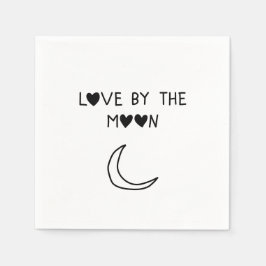 Guardanapo De Papel Love By the moon