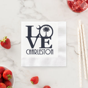 Guardanapo De Papel LOVE Charleston Carolina do Sul