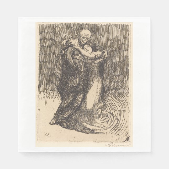 Guardanapo De Papel Love Consecated (por Paul-Albert Besnard) (Frente)