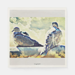 Guardanapo De Papel Love Dove Paper Napkins