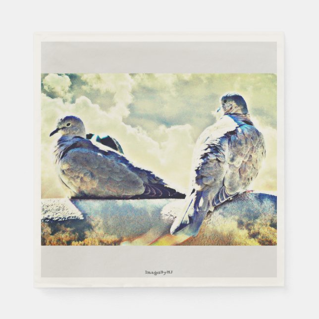 Guardanapo De Papel Love Dove Paper Napkins (Frente)