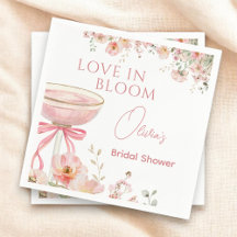 Love in Bloom Champagne Pink Bow Bridal Shower