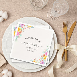 Guardanapo De Papel Love in Full Bloom – Springtime Wedding