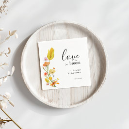 Guardanapo De Papel Love is in Bloom Spring Wildflower Bridal Shower