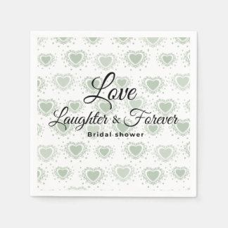 Guardanapo De Papel Love laughter and forever paper napkins