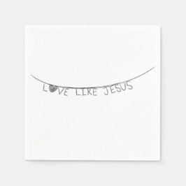 Guardanapo De Papel Love Like Jesus