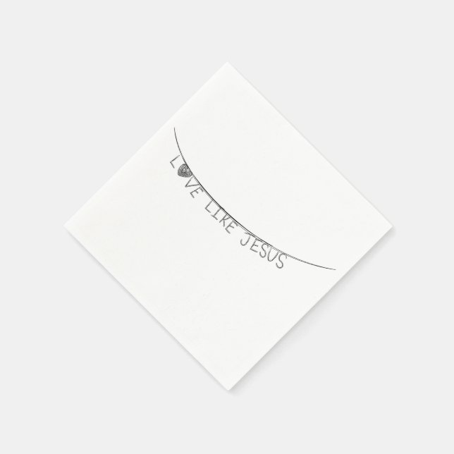 Guardanapo De Papel Love Like Jesus (Canto)