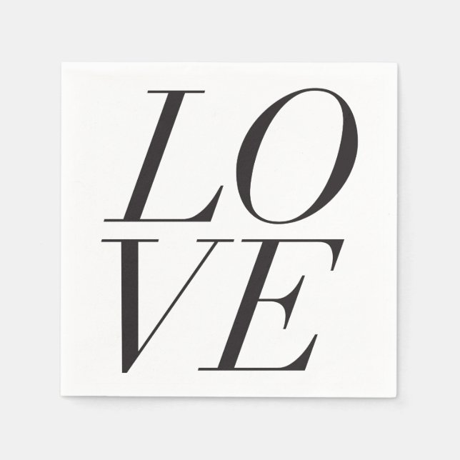 Guardanapo De Papel Love Napkins (Frente)