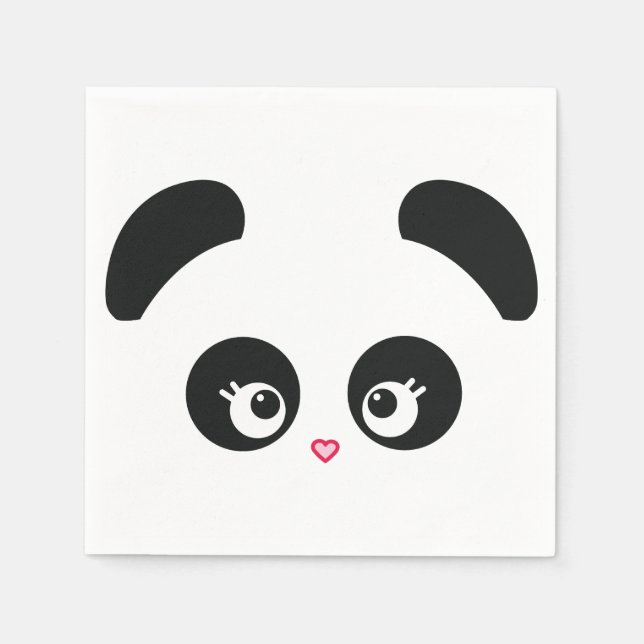 Guardanapo De Papel Love Panda® Paper napkins (Frente)