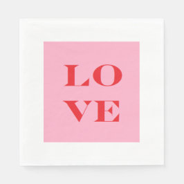 Guardanapo De Papel "Love" Paper Napkins