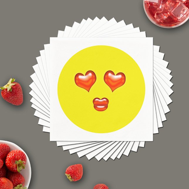 Guardanapo De Papel Lovestrck Emoji (Criador carregado)