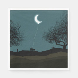 Guardanapo De Papel Lua Balão