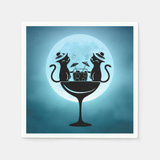 Guardanapo De Papel Lua com coquetéis