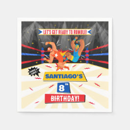 Guardanapo De Papel Lucha Libre, Partido Luta Mexicano, Napkin