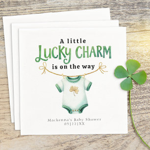 Guardanapo De Papel Lucky Charm Chá de fraldas Irlandês Napkins