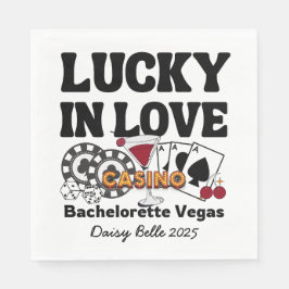 Guardanapo De Papel Lucky In Love Vegas Bachelorette