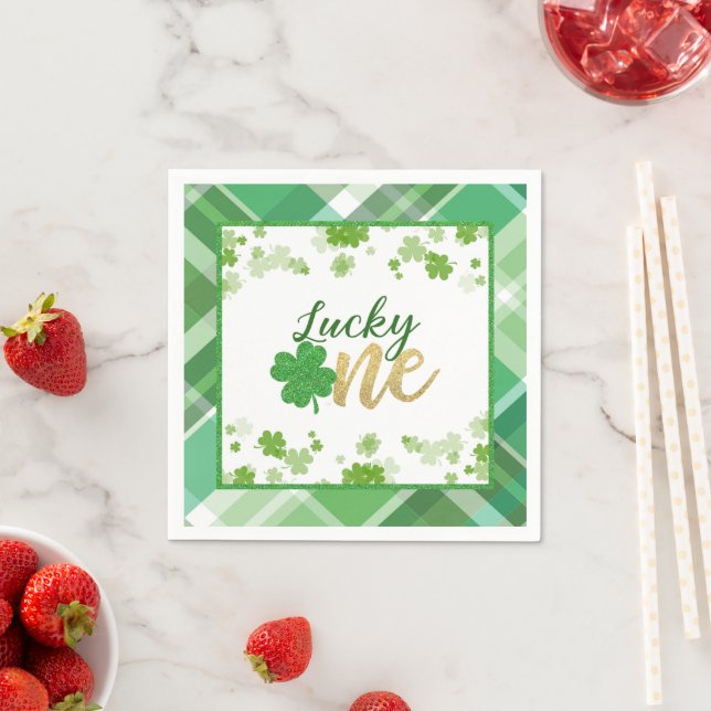 Guardanapo De Papel Lucky One Birthday Napkin (Insitu)