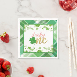 Guardanapo De Papel Lucky One Birthday Napkin - Garota