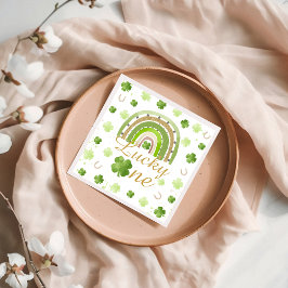 Guardanapo De Papel Lucky One First Birthday Napkins