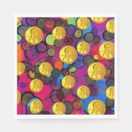 Guardanapo De Papel Lucky Pennies