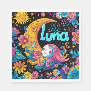 Guardanapo De Papel Luna Birthday