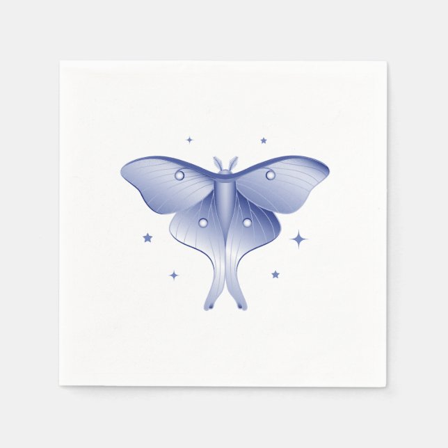 Guardanapo De Papel Luna Moth Party Napkins (Frente)