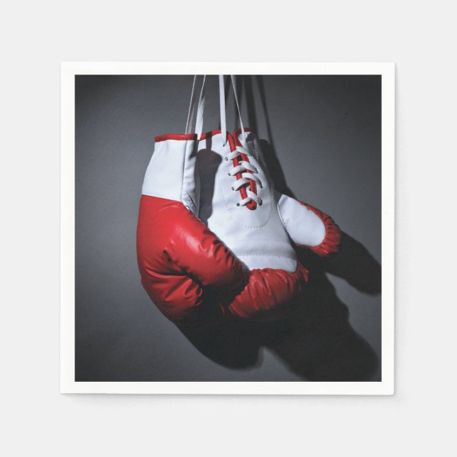 Guardanapo De Papel Luvas de boxe (Frente)