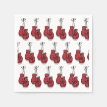 Luvas de Boxe em Papel