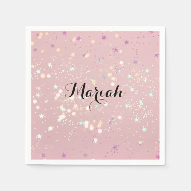 Guardanapo De Papel luxe modern romantinc girl (Frente)