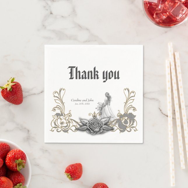 Guardanapo De Papel Luxo encontra romance. (Insitu)