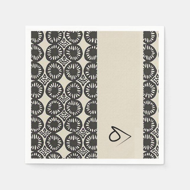 Guardanapo De Papel Luxo Sofisticado Africano Caribenho (Frente)