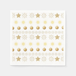 Guardanapo De Papel Luxury Gold and White Luxury Festive