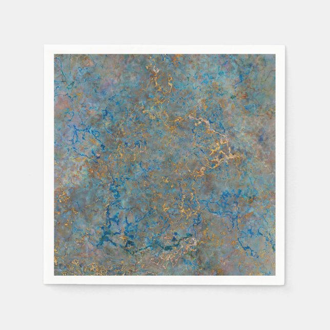 Guardanapo De Papel Luxury Lapis Lazuli Marble (Frente)