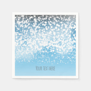 Guardanapo De Papel Luzes cintilantes Menu Românico da Terra Maravilha