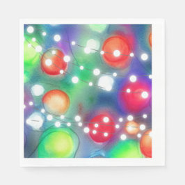 Guardanapo De Papel Luzes de Natal