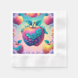 Guardanapo De Papel Maçã colorida