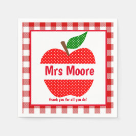 Guardanapo De Papel Maçã de professor