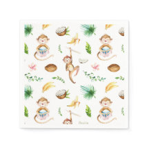 Macacos de Bobo de Aquarela