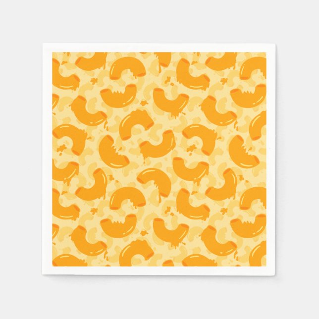 Guardanapo De Papel Macaroni e queijo Padrão (Frente)