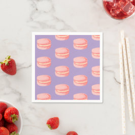 Guardanapo De Papel Macarons Rosa
