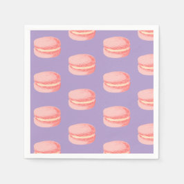 Guardanapo De Papel Macarons Rosa