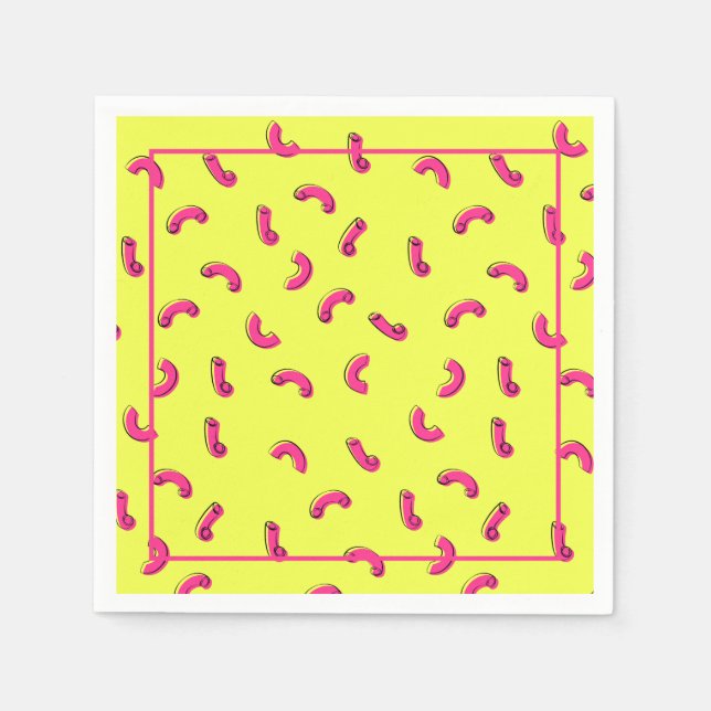Guardanapo de Papel Macarrão com Queijo (Frente)