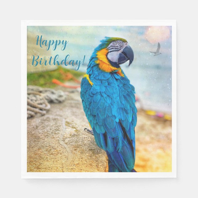 Guardanapo De Papel Macaw bonito (Frente)