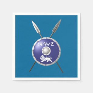 Guardanapo De Papel Maccabee Shield e Spears