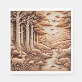 Guardanapo De Papel Madeira