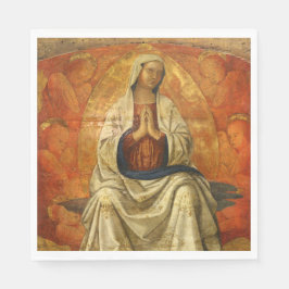 Guardanapo De Papel Madonna in Gloria (Virgin Mary Enthroned)