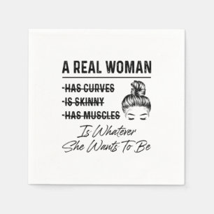 Guardanapo De Papel Mãe Uma Mulher Real Aniversário