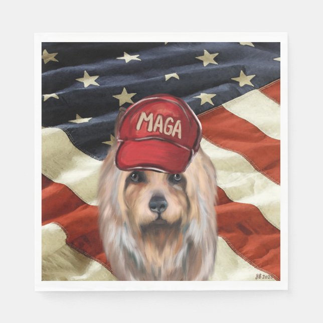 GUARDANAPO DE PAPEL MAGA AUSTRALIAN TERRIER (Frente)