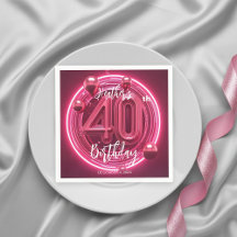 Magenta Magenta, cor-de-rosa, aniversário de 40 an