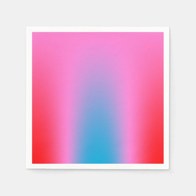 Guardanapo De Papel Magenta profunda rosa para vermelho e azul (Frente)